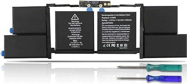 HB Plus A1990 A1953 Laptop Battery Compatible for McBook Pro 15 inch Touch Bar A1990 (Mid 2018, 2019), EMC 3215 3359 Laptop Battery