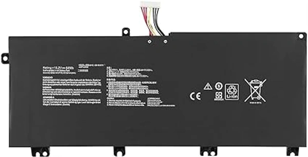 HB Plus B41N1711 Laptop Battery Compatible for Asus ROG Strix GL503VM GL503VD GL703GE GL703VD GL703VM GL503G GL503GE FX503VM FX63VD FX63VM ZX63V FX705DD FX705DY FX705GD FX705GE FX705GM Laptop Battery