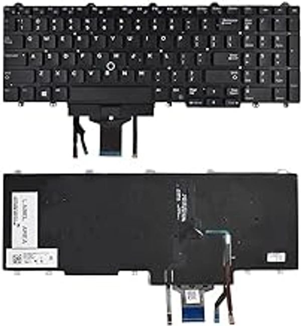 HB PLUS Backlit Laptop Keyboard Compatible for DELL Latitude E5550 E5570 5550 E5580 5580 5591 5590 Laptop with Backlit & Pointer