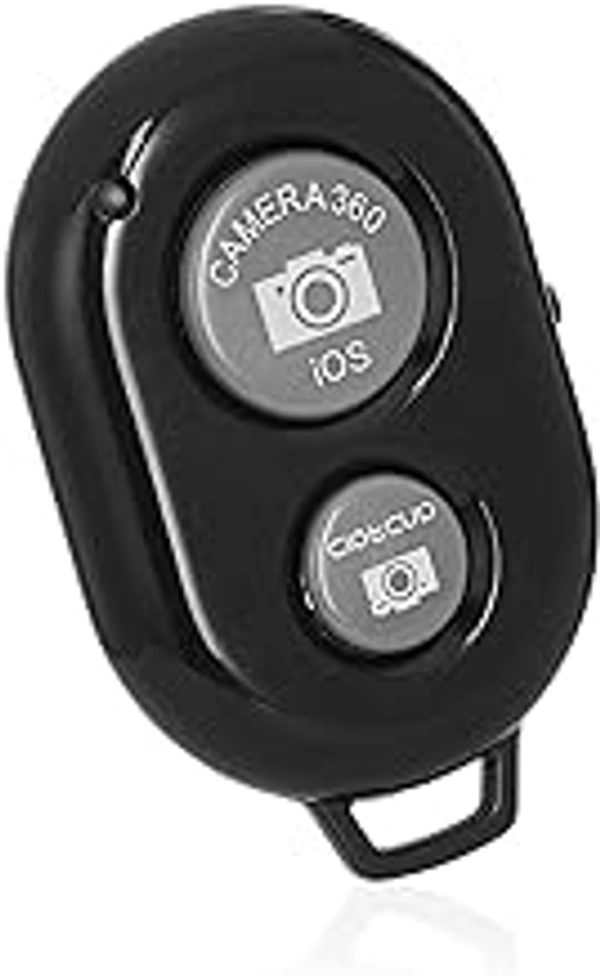 HB Plus Bluetooth Remote for Wireless Technology - Create Photos and Videos Hands-Free - Works with Most Smartphones and Tablets (iOS and Android) (Black)