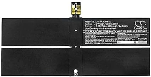 HB PLUS DYNK01 Battery G3HTA036H for Microsoft Surface Laptop 1769, Li-ion Rechargeable Battery