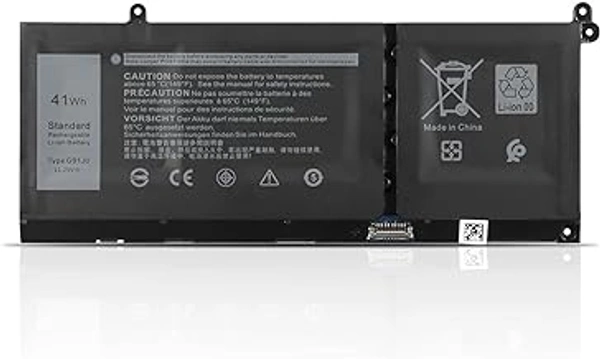 HB Plus G91J0 Laptop Battery Compatible for Dell Latitude 3320 3420 3520 Vostro 3510 3511 3515 5310 5410 5415 5510 5515 Inspiron 5418 5518 7415 2-in-1 0MGCM5 0FH3K2 V6W33 Laptop Battery