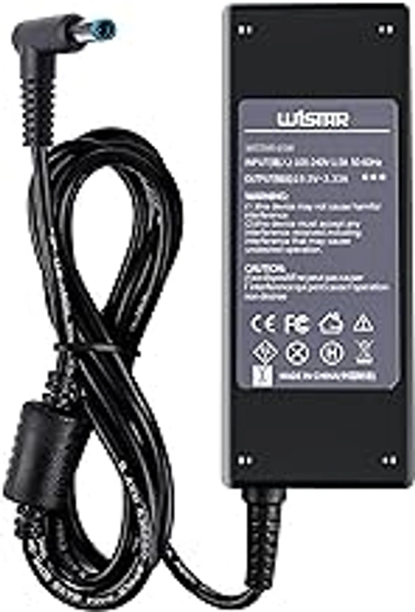 HB PLUS 19.5V 3.33A 65W Laptop Charger Replacement for HP Elitebook 840-G3 850-G3 820-G3 745-G3 725-G3 755-G3 840-G4 820-G4 850-G4 840-G5 G6 G6 G7 PavilionX360 Ac Adapter Power Cord(Black) - 1