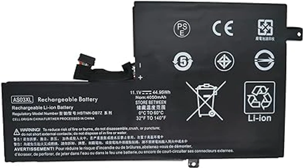 HB Plus HSTNN-IB7W AS03XL Laptop Battery Compatible for HP Chromebook 11 G5 Education Edition Series HSTNN-DB7Z 918669-855 918340-1C1 ASO3XL 484170-001 Laptop Battery