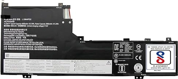 HB Plus L19M4PD2 L19L4PD2 Laptop Battery Compatible for Ideapad Yoga S740-14IIL 81RS 81RM 81RT Series Notebook L19L4PD2 5B10W67424 5B10U97772 5B10U97773 5B10W67253 Laptop Battery