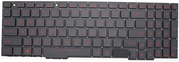 HB PLUS Laptop Keyboard Compatible for ASUS Rog GL753 GL753V GL753VE GL753VD GL553 GL553V GL553VW ZX553VD FX553VD FX53VD FX753VD FZ53V V156362AK1 0KNB0-6676U 6671TA00