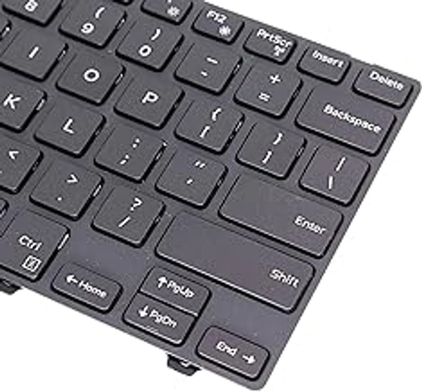 HB PLUS Laptop Keyboard Compatible for DELL 14 3000 PK1313P2A00 050X15 PK1313P1A00 NSK-LQ0SC-01 SN8233 051CHY 0FDKH0 NSK-LR0SC01 076RHV 0KPP2C NSK-LQ0BC01 050X15 SN8233 (Black)