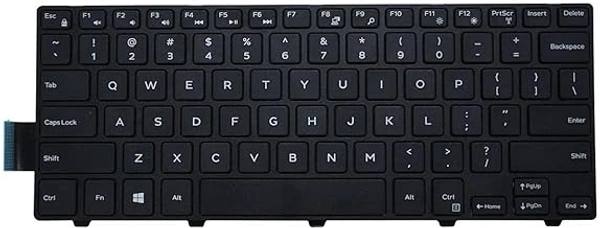HB PLUS Laptop Keyboard Compatible for DELL Inspiron 14 3000 3441 3442 14 5000 5442 5445 5447 5448 5451 14 7000 7447 Latitude 14 3000 3450 3460 3470 3480 (Without Backlite)