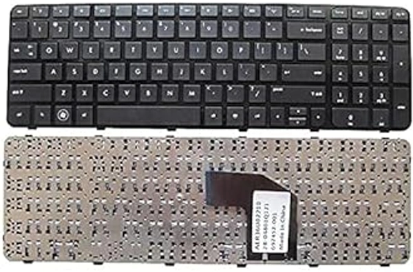HB PLUS Laptop Keyboard Compatible for HP Pavilion G6-2100 G6-2000 G6T-2000 G6-2200 G6-2300 Series 699497-001 697452-001 700271-001 AER36U02310 (Black) with Frame