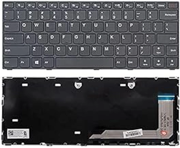 HB PLUS Laptop Keyboard Compatible for Lenovo 110-14ISK / E41-10 / E41-15 / E41-20 / E41-25 / E41-30 / E41-35Series (with On/Off) - 3