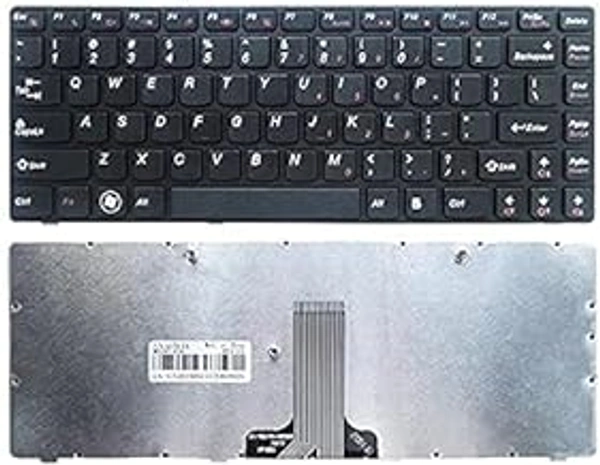 HB PLUS Laptop Keyboard Compatible for Lenovo IdeaPad B470 B475 G470 G475 V470 B490 M490 M495 Series 25-011670 V-11692ES1-US MP-10A23US-6861 - 1