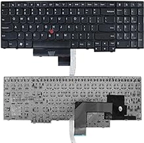 HB Plus Laptop Keyboard Compatible for Lenovo ThinkPad Edge E530 E530c E535 E545 with Frame Pointer No Backlight US Layout Laptop Keyboard