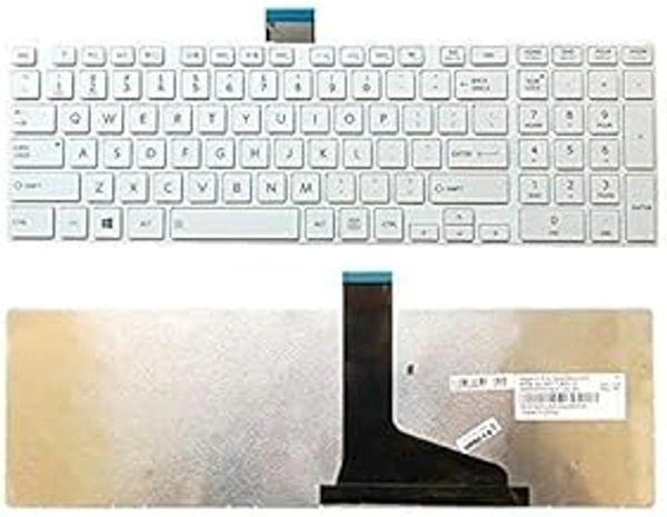 HB PLUS Laptop Keyboard Compatible for Toshiba Satellite C850 L850-B131 L850-B127 L850-B208 L850-B207 L850-B130 L850-B209 L850-B217 L850-B216 L850-B182 White