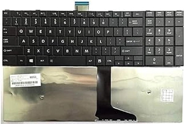 HB PLUS Laptop Keyboard Compatible for Toshiba Satellite C50 C50D C55 C55D C55T C50dt C50dt-A C55dt C55dt-a C55D-A A5333 A5107 A5355 A5310 A5249 9Z.N7TSU.001 C50-A US Black - 1
