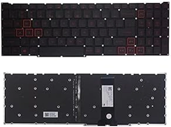 HB PLUS Laptop Keyboard Compatible with Acer Nitro7 Nitro 5 AN515-52 LG5P_A52BRL CNY G5P_A53BRL NKI151306B CNY G5P_A53BRL CNY NKI151306FT Series with Backlight