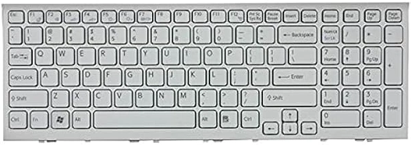 HB PLUS Laptop Keyboard Compatible with Sony Vaio VPC-EH VPCEH Series Part No. 148915721 AENE7U00020 148971311 AEHK1U00120 V116646A 1-489-708-11 148970811 AEHK1U00110 9Z.N5CSQ.201