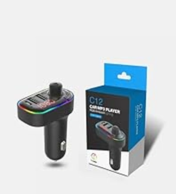 HB PLUS LED Dual USB MP3 Player C Type Car Charger – Fast Charging Smart Connectivity and High-Fidelity Audio