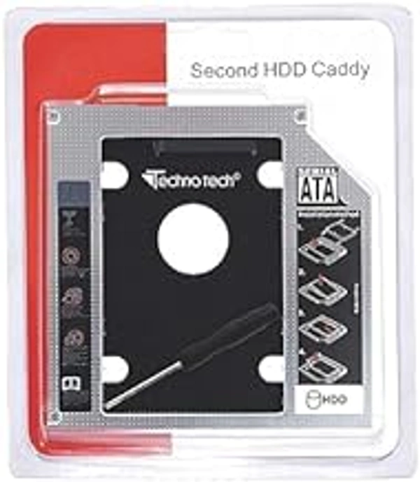 HB PLUS Original Caddy for Laptop Caddy 12.7 MM Second HDD DVD Slot SATA 2.0 Slim