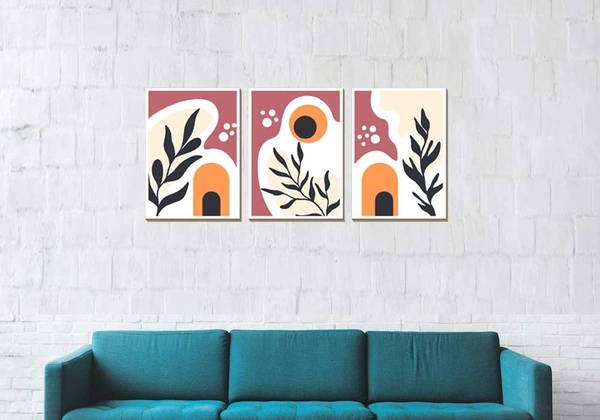 Abstract Boho Leaves 10931123 - A3-3042-CM