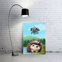 KolorKraft kids room poster be real not perfect - 