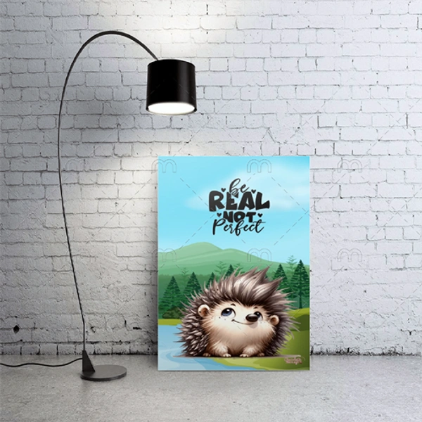 KolorKraft kids room poster be real not perfect - 