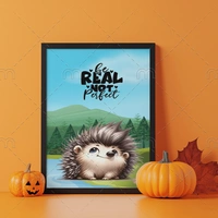 KolorKraft kids room poster be real not perfect - 