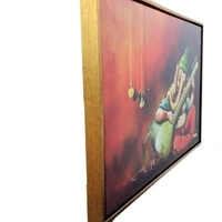KolorKraft Ganesha Playing Veena - 24x36inch