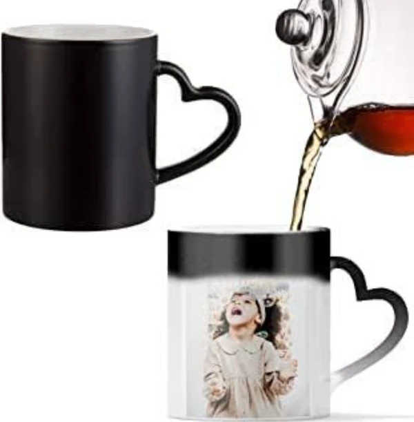 Create Your Own  Personalized Love Magic Mug - Black