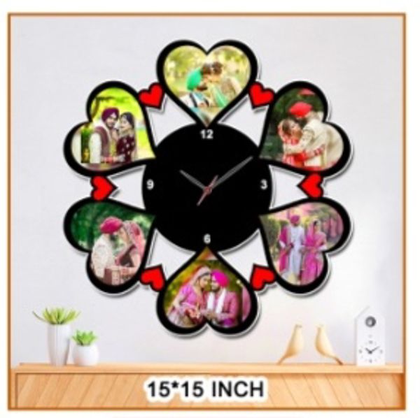 Create Your Own  6 Pic Clock  - 15*15