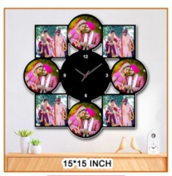 Create Your Own  8 Pic Clock  - 15*15