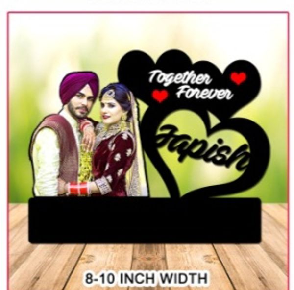 Create Your Own  Together Forever Cutout  - Black, 8*10
