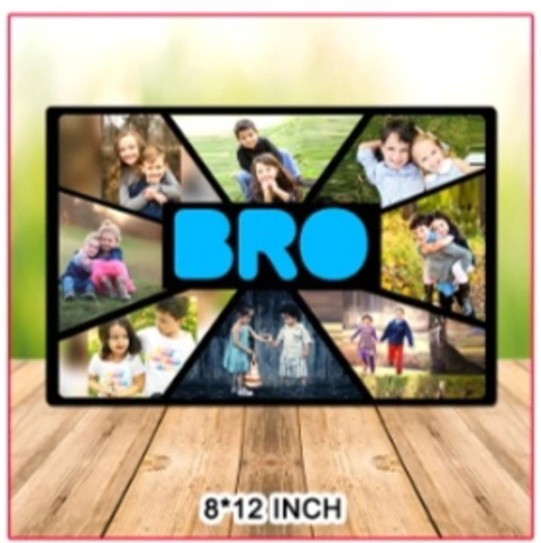 Create Your Own  Bro Sunburst Table Top  - Black, 8*12