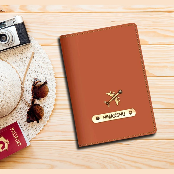 Create Your Own  Passport Cover  - Brown