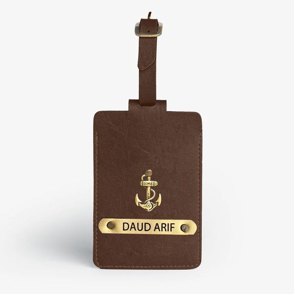 Create Your Own  Luggage Tag - Brown