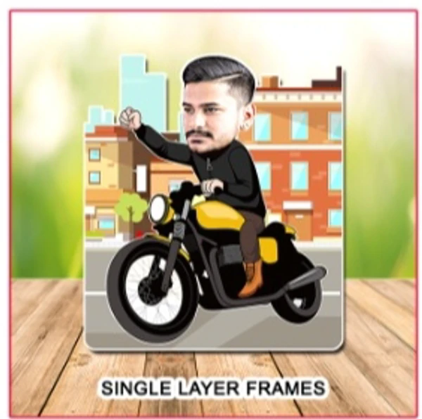 Create Your Own  Single Caricatures Frame 