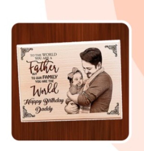 Create Your Own  Wooden Engraved Frame  - 6*8