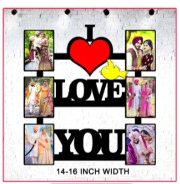 Create Your Own  I Love You Frame  - 14*16 Inch