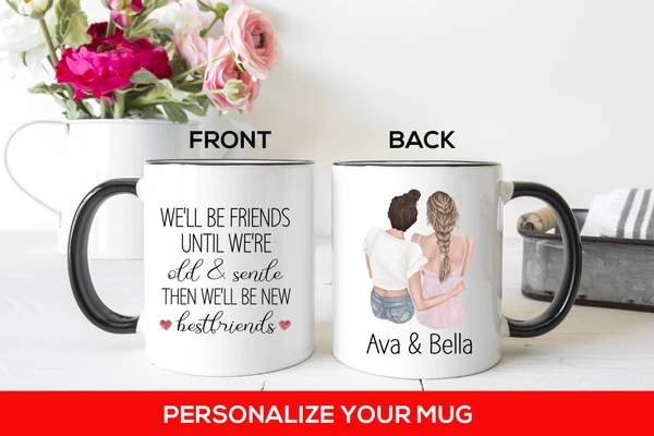 Create Your Own  Personalized Black Mug  - Black