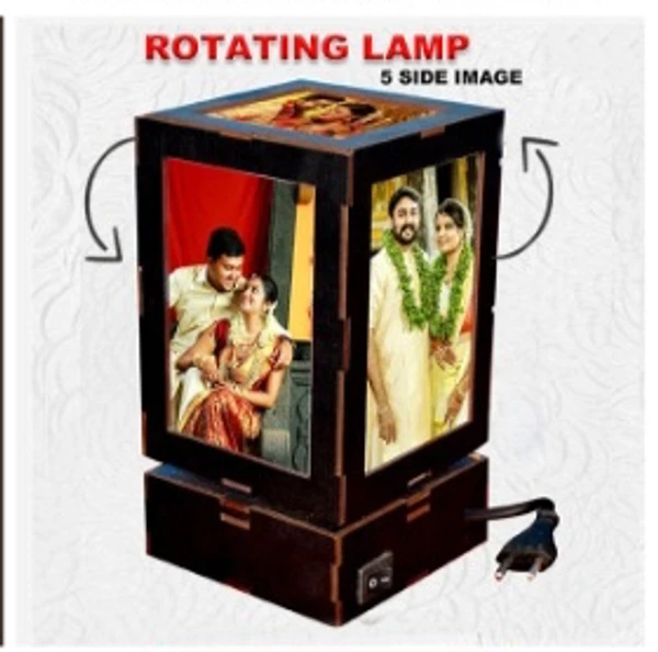 Create Your Own  Rotating Lamp - 5*7 Inch