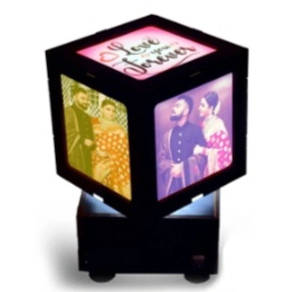 Create Your Own  Rotating Lamp - 4*4 Inch