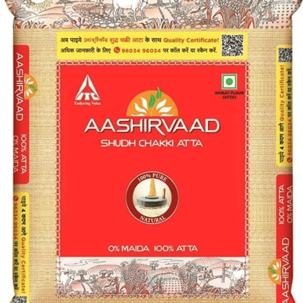 Aashirvaad Shudh Chakki Whole Wheat Atta  - 5kg