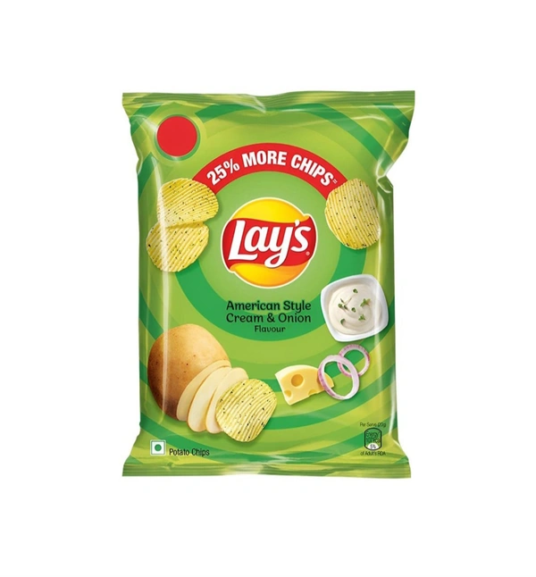 Lay's Cream & Onion Potato Chips  - 40g