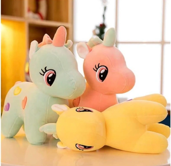UNICORN SOFT TOY  - Tickle Me Pink, 30 cm