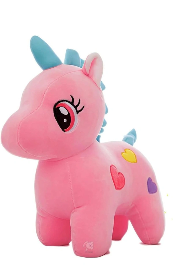 UNICORN SOFT TOY  - Tickle Me Pink, 30 cm