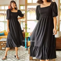 Solid Cute Summer Dress - XL, Lilac