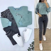 Sweatshirt  - S, Blue