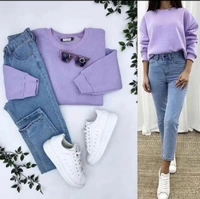 Sweatshirt  - S, Blue