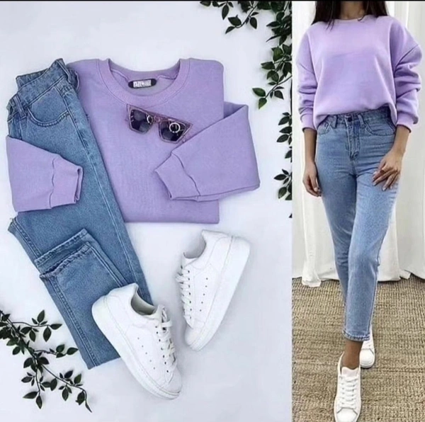 Sweatshirt  - S, Blue