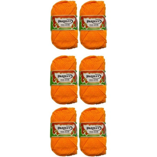 Wool For Craft - Set Of 6 Piece - mix color available.