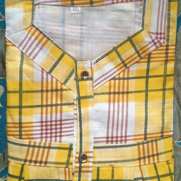 Gown / Nighty - Yellow, XXL